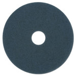 Boardwalk Scrubbing Floor Pads, 16" Diameter, Blue, 5/Carton (BWK4016BLU) View Product Image