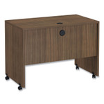 Alera Valencia Series Mobile Workstation Desk, 41.38" x 23.63" x 30", Modern Walnut (ALEVA204224WA) View Product Image