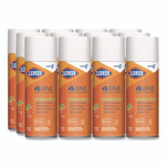 Clorox 4-in-One Disinfectant and Sanitizer, Citrus, 14 oz Aerosol Spray, 12/Carton