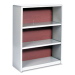 Safco ValueMate Economy Bookcase, Three-Shelf, 31.75w x 13.5d x 41h, Gray