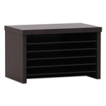 Alera Valencia Series Under-Counter File Organizer, 6 Sections, 15.75" x 9.88" x 10.88", Espresso
