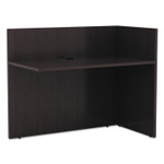 Alera Valencia Reversible Reception Return, 44.13w x 23.63d x 41.5h, Espresso