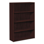HON 10500 Series Laminate Bookcase, Four-Shelf, 36w x 13.13d x 57.13h, Mahogany (HON105534NN) View Product Image