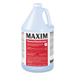 Maxim Neutral Disinfectant, Lemon Scent, 1 gal Bottle, 4/Carton (MLB04020041) View Product Image