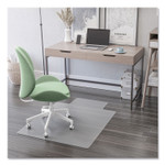 deflecto Antimicrobial Chair Mat, Rectangular, 48 x 36, Clear