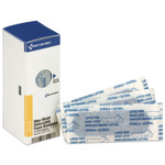 First Aid Only Metal Detectable Adhesive Bandages, Foam, Blue, 1 x 3, 25/Box