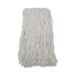 Boardwalk Banded Rayon Cut-End Mop Heads, #24, White, 1.25" Headband, 12/Carton (BWKRM03024S) View Product Image