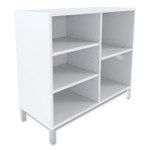 Union & Scale Essentials Laminate Bookcase, Five-Shelf, 36w x 15d x 31.6h, White (UOS24398965) View Product Image