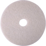 3M Floor Polishing Pads, 14", 5/CT White (MMM4100N14) Product Image 