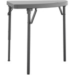 Dorel Zown Classic 24" Corner Blow Mold Fold Table (CSC60523SGY2E) View Product Image