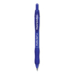 Paper Mate Profile Gel Pen, Retractable, Medium 0.7 mm, Blue Ink, Translucent Blue Barrel, Dozen (PAP2095472) View Product Image