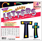 Trend Enterprises Ready Letters, Alphabeads Design, 4", Assorted Letters/Color (TEP79755) Product Image 