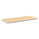 HON Build Rectangle Shape Table Top, 60w x 24d, Natural Maple Product Image 