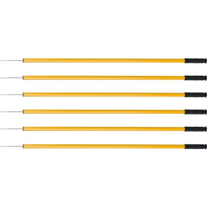 Ettore Trash Picker - 44" Reach - Lightweight, Ergonomic Handle, Safety Guard, Extended Tip - Steel - Gold