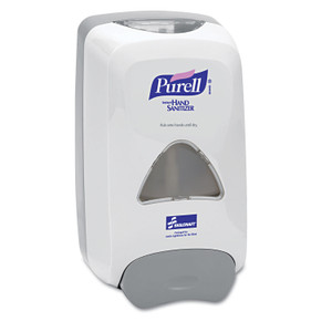 AbilityOne 4510015512867, SKILCRAFT PURELL Instant Hand Sanitizer Foam Dispenser, 1,200 mL, 6.1 x 5.1 x 10.6, Dove Gray (NSN5512867) View Product Image