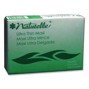 Impact Naturelle Maxi Pads, #4 Ultra Thin with Wings, 200 Individually Wrapped/Carton (IMP25169798) View Product Image