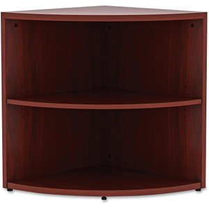 Lorell Essentials Series Mahogany Laminate Desking (LLR69893) View Product Image