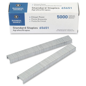 Business Source Chisel Point Standard Staples (BSN65651) View Product Image