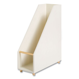 U Brands Juliet Magazine Holder, 3.75 x 9.75 x 11.77, White (UBR3463U0206) View Product Image