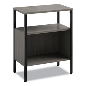 Safco Simple Storage, Two-Shelf, 23.5w x 14d x 29.6h, Gray