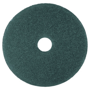 3M Blue Cleaner Pads - Round - 12" Diameter - Scrubbing, Floor - Hard Floor - MMM08405
