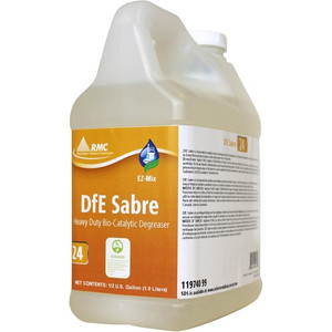 RMC DfE Sabre Heavy Duty Bio-Catalytic Degreaser - For Food Service Area, Kitchen, Restroom, Floor - Concentrate - 64.2 fl oz (2 quart) - Recommended For: Grease Remover, Fat Remover, Oil Remover - White