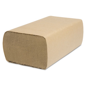 Cascades PRO Select Folded Towels, Multifold, 1-Ply, 9 x 9.45, Natural, 250/Pack, 16 Packs/Carton (CSDH175) View Product Image