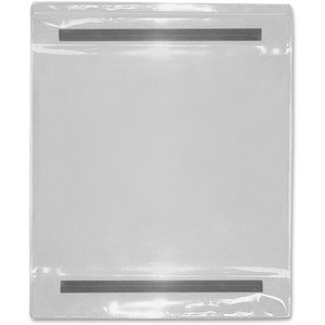 Tatco Magnetic Vinyl Pockets, 9"x12"Insert Size, 25/BX, Clear (TCO23912) View Product Image