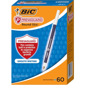 Bic Prevaguard Round Stic Ballpoint Pen (BICGSAM60BE) View Product Image