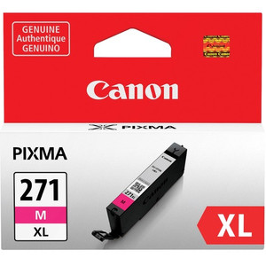Canon CLI-271 Original High Yield Inkjet Ink Cartridge - Magenta - 1 Each - Inkjet - High Yield - Magenta (CNMCLI271XLM)
