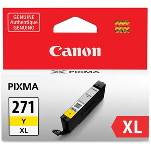 Canon CLI-271 Original High Yield Inkjet Ink Cartridge - Yellow - 1 Each - Inkjet - High Yield - Yellow (CNMCLI271XLY)