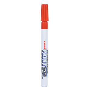 uni-Paint Permanent Marker, Fine Bullet Tip, Red (UBC63702) View Product Image