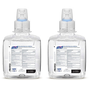 PURELL Hand Sanitizer Foam Refill - Fragrance-free Scent - 1.27 quart - Pump Bottle Dispenser - Kill Germs - Hand, Healthcare