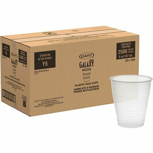 Solo Galaxy 5 oz Plastic Cold Cups - 5 fl oz - Translucent - Polystyrene - Cold Drink - 100/Bag