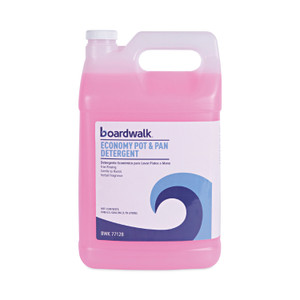 Boardwalk Industrial Strength Pot and Pan Hand Dishwashing Detergent, Herbal Scent, 1 gal Bottle