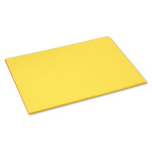 Pacon Tru-Ray Construction Paper, 76 lb Text Weight, 18 x 24, Yellow, 50/Pack