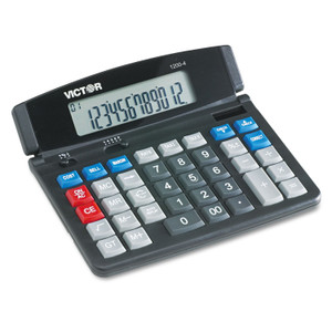 Victor 1200-4 Business Desktop Calculator, 12-Digit LCD (VCT12004) View Product Image