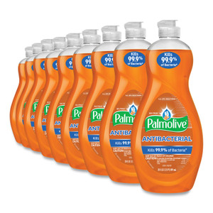 Palmolive Ultra Antibacterial Dishwashing Liquid, 20 oz Bottle, 9/Carton (CPC45038) View Product Image