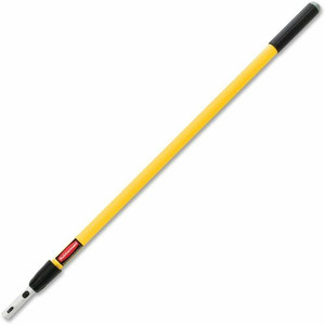 Rubbermaid Commercial Hygen Quick Connect Handle - 72" Length - Yellow - Aluminum - (RCPQ75500YL00CT)