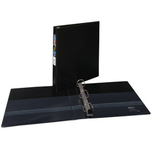 Avery Heavy-Duty Non-View Binder with DuraHinge and One Touch EZD Rings, 3 Rings, 1" Capacity, 11 x 8.5, Black