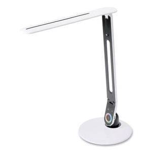 Bostitch Color Changing LED Desk Lamp with RGB Arm, 18.12" High, White