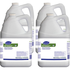 Diversey GP Forward General Purpose Cleaner - Concentrate - 128 fl oz (4 quart) - Citrus Scent - Versatile, Rinse-free, Kosher - Clear Green - (DVO101104494CT)