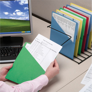 File Jackets, Letter Size, Green, 25/pack (SMD75432)