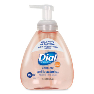 Dial Professional Antibacterial Foaming Hand Wash, Original Scent, 15.2 oz, 4/Carton