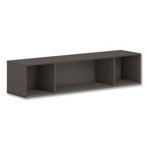 HON Mod Wall Storage, 60w x 14d x 39.75h, Slate Teak (HONPLWMH60LS1) View Product Image