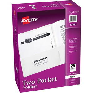 Avery; Letter Pocket Folder (AVE47991CT) View Product Image