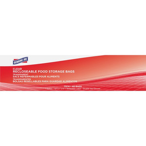 Genuine Joe Food Storage Bags - 1 gal Capacity - 11" Length x 10.56" Width x 1.75 mil (44 Micron) Thickness - Zipper Closure - Clear - Food, Beef, Poultry, Vegetables, Seafood - (GJO11574)