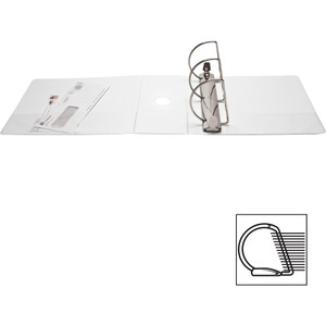 Business Source Basic D-Ring White View Binders (BSN28445) View Product Image