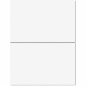 Business Source Multipurpose Shipping Labels - 5 1/2" Width x 8 1/2" Length - Permanent Adhesive - Rectangle - Laser, Inkjet - 2 / Sheet