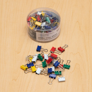 Business Source Colored Fold-back Binder Clips (BSN65360) Product Image 